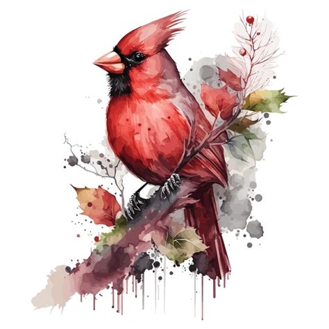 Cardinal Bird Isolated Watercolor: Over 987 Royalty-Free Licensable ...