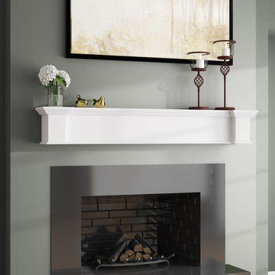 Find the Perfect White Fireplace Mantels | Wayfair