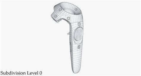 htc vive vr joystick 3d model