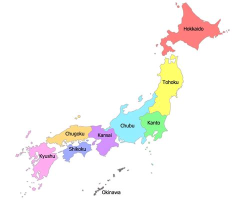 Le Japon Carte Préfectures - Carte Des Préfectures Au Japon à Carte Des Préfectures - PrimaNYC.com