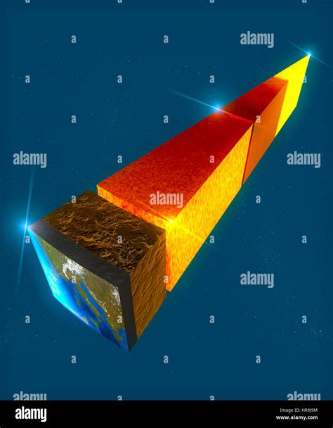 Earth mantle core crust hi-res stock photography and images - Alamy