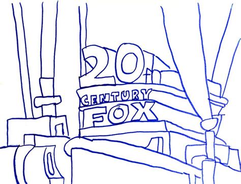 20th Century Fox logo by Had Rees - Hadley Rees - Drawings & Illustration, Entertainment, Movies ...