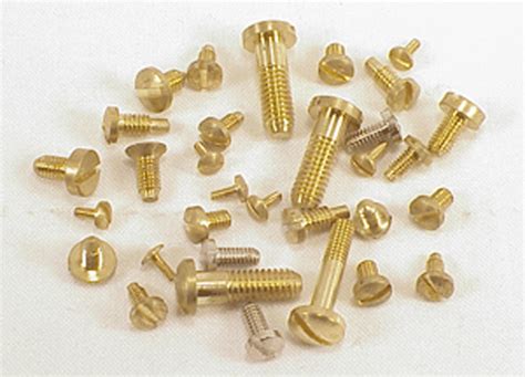 Brass Metric Screw Assortment - Ronell Clock Co.