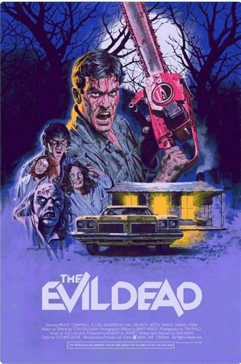 Evil Dead by Paul Mann | Movie Poster | Screen Print | sceneprints.com