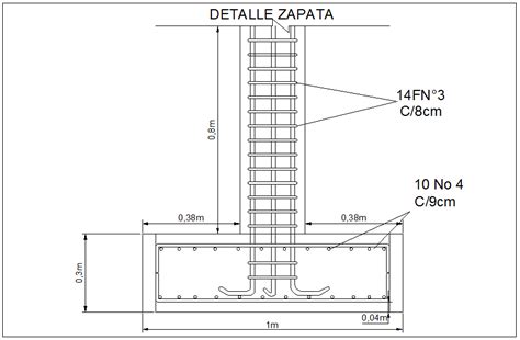 Foundation & column connection section elevation view detail dwg file - Cadbull