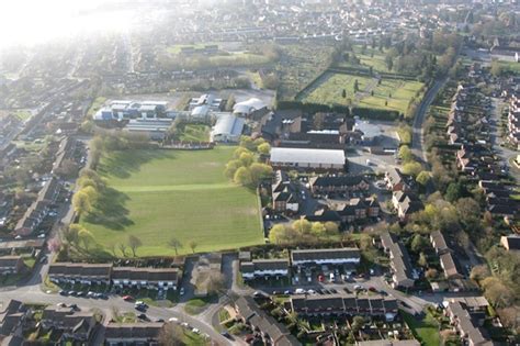 An aerial view of Alton College