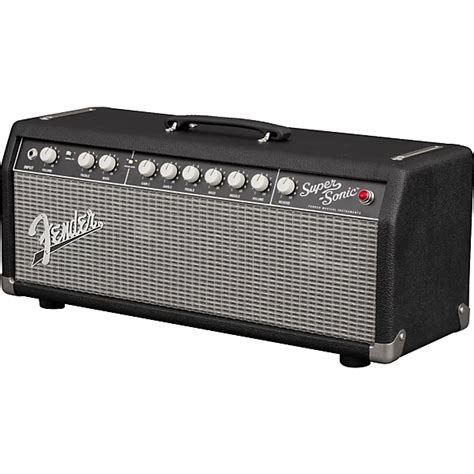 Fender Super-Sonic 22 22W Tube Guitar Amp Head Black | Guitar Center