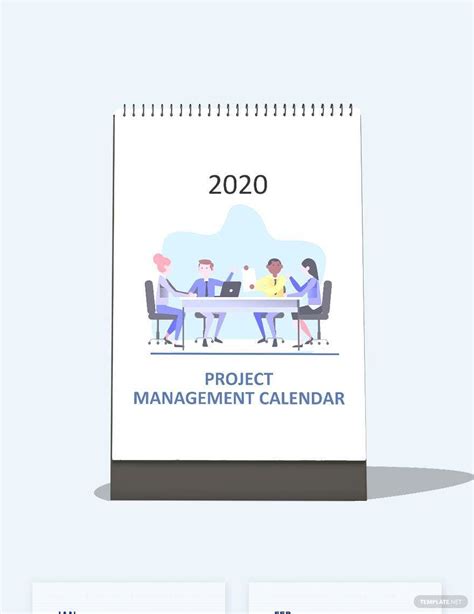 Project Event Calendar Template in Google Docs, Word, Pages - Download ...