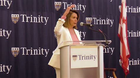 Nancy Pelosi '62 addresses October 24, 2017 Dreamer Symposium | Trinity ...