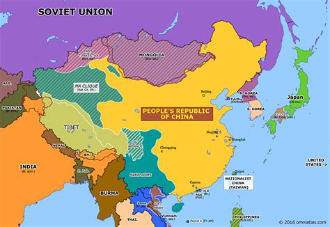 Nationalist Taiwan | Historical Atlas of East Asia (8 December 1949 ...