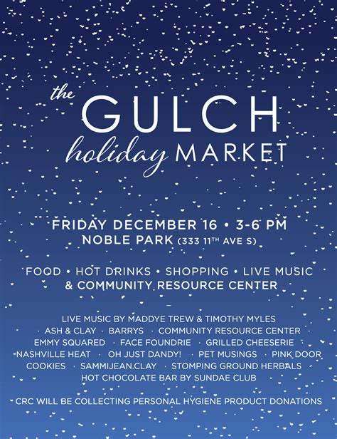 The Gulch Holiday Market | Downtown Nashville