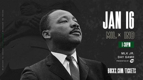 Milwaukee Bucks To Celebrate Martin Luther King Jr. Day On Jan. 16 vs ...