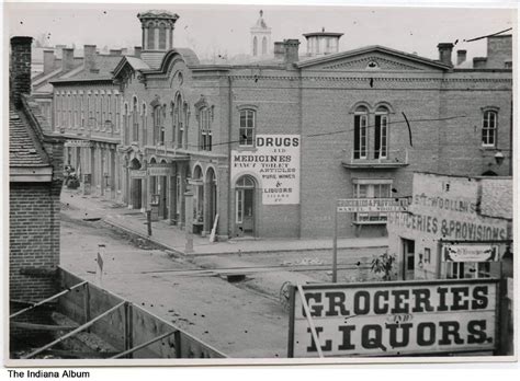 Lafayette, Indiana circa 1870 | Indiana, Lafayette, Building