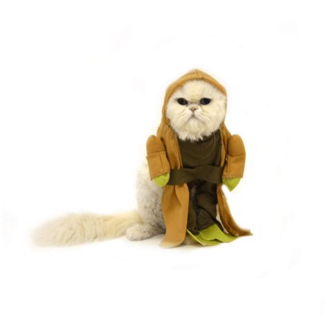 Yoda Star Wars Walking Cat Costume - Pet Costume Center