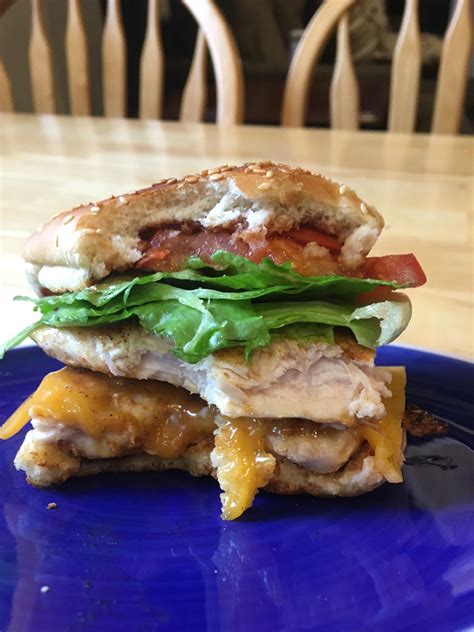 [Homemade] Double chicken and cheddar sandwich : r/food