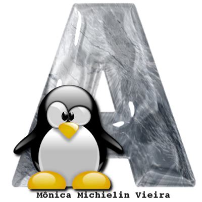 ALFABETO LINUX, TUX E GELO PNG - LINUX, TUX AND ICE ALPHABET PNG #linux, #tux, #ubuntu, #ice, # ...