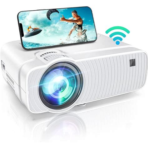 Bomaker Wifi Mini Projector HD 1080P Supported Portable Home Theater ...