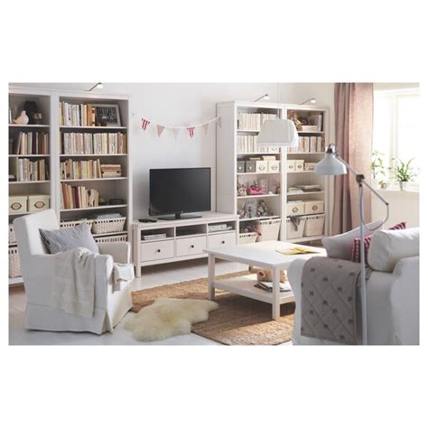 HEMNES Bookcase, white stain, 35 3/8x77 1/2" - IKEA