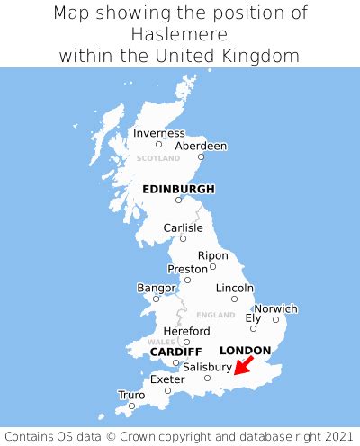 Where is Haslemere? Haslemere on a map