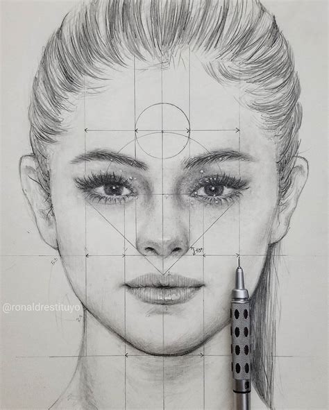 Face Pencil Easy Portrait Drawing - Alixlaautentica