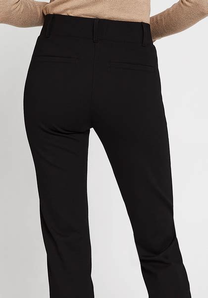 Classic Dress Pant Yoga Pants | Straight (Black) | Betabrand