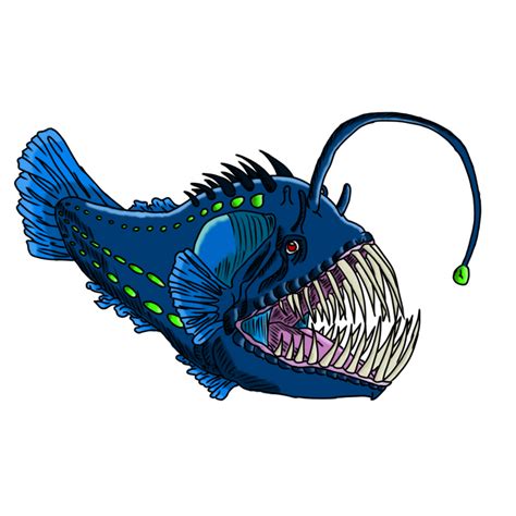 Angler Fish by HellsDementedAngel on DeviantArt