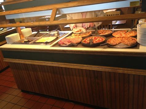 Hot bar at this Pizza Hut's lunch buffet. - Yelp