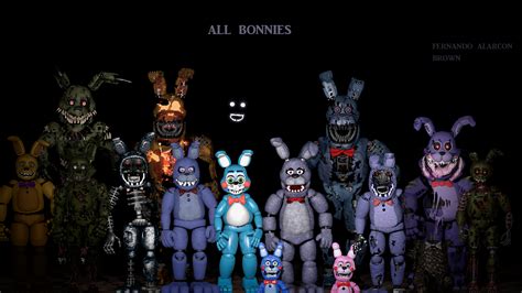 All Bonnies by sebastian712 on DeviantArt