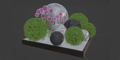 3D Outdoor Garden Set Collection Vol 172-Blender-3DModel - TurboSquid ...