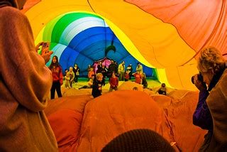 Kids play inside a hot air balloon | star5112 | Flickr