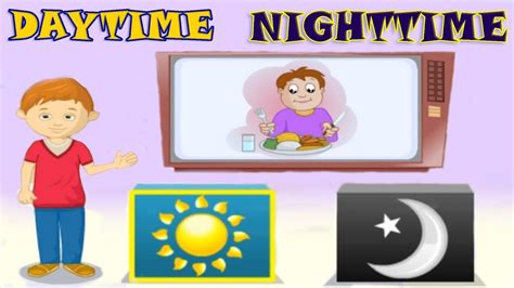 Daytime & Nighttime, Sequence of Events - Quiz for Kids - YouTube