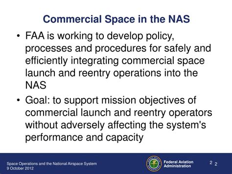 PPT - Overview of Space Operations and the National Airspace System Presentation to PowerPoint ...