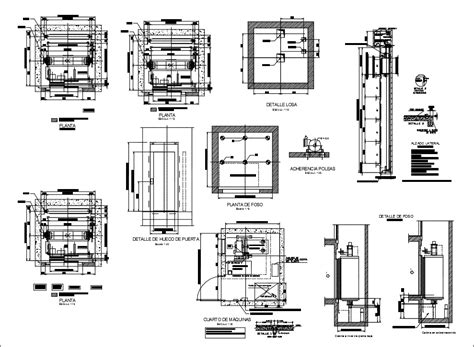 【CAD Details】Elevator CAD Details - CAD Files, DWG files, Plans and Details