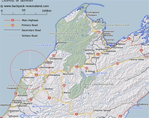 Where is Westport? Map - New Zealand Maps