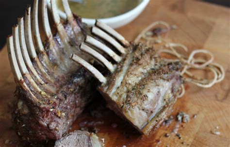 Garlic and Herb Crown Roast of Lamb Recipe | Alton Brown