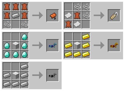 Craftable Saddles Mod 1.16.5/1.15.2/1.14.4/1.12.2 | MinecraftGames.co.uk