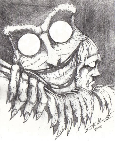 Scary Monster Drawing at GetDrawings | Free download