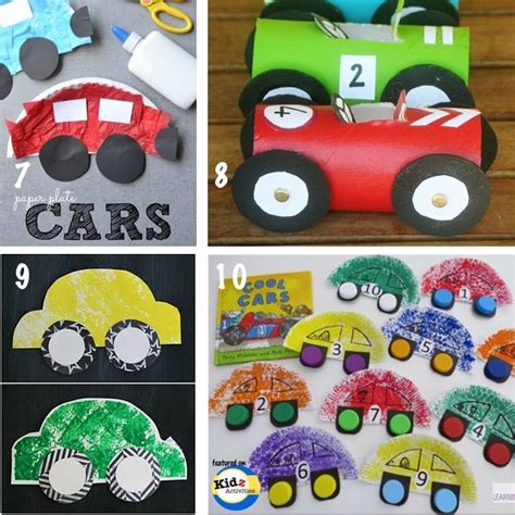 Car Crafts for Preschoolers - Kidz Activities | Preschool art projects, Transportation crafts ...