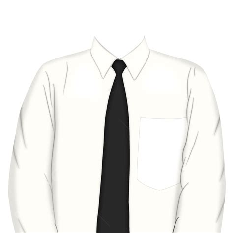 White Shirt With Black Tie, White Shirt, Suit, Suit Tie PNG Transparent Clipart Image and PSD ...