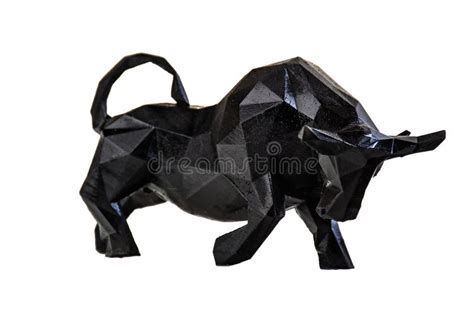 Black Bull on White Background Stock Image - Image of horns, beautiful: 269395907