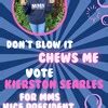 Chews Me Tag, Homecoming Campaign Voting Cards, Vote for Me, Homecoming ...