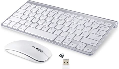 Wireless Keyboard and Mouse Compatible with iMac MacBook Windows ...