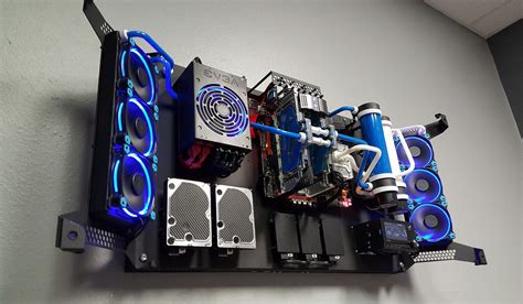 Evolution Of Feros wall mounted PC case | Wall mounted pc, Pc cases, Custom computer