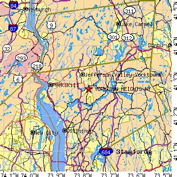 Yorktown Heights, New York (NY) ~ population data, races, housing & economy