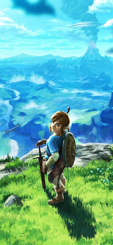 1125x2436 Resolution legend of zelda, breath of the wild, art Iphone XS,Iphone 10,Iphone X ...