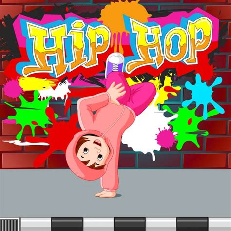 Niños bailando hip hop vector, gráfico vectorial © hermandesign2015 ...