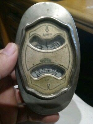 Vintage Oil/Amp Gage | eBay