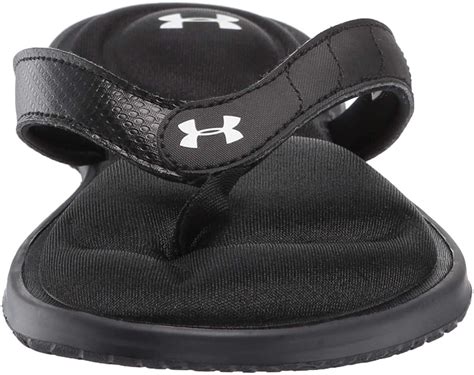 Under Armour Women's Marbella VII T Flip-Flop, Black (001)/White, 9 M US | Walmart Canada