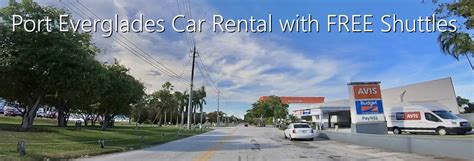 2024 Port Everglades Rental Car Return (Drop-Off) with FREE Port Shuttle