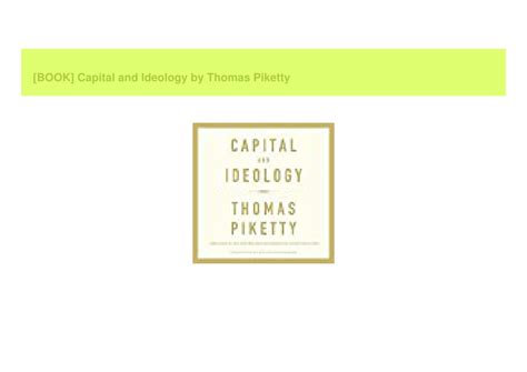 PPT - [BOOK] Capital and Ideology by Thomas Piketty PowerPoint ...